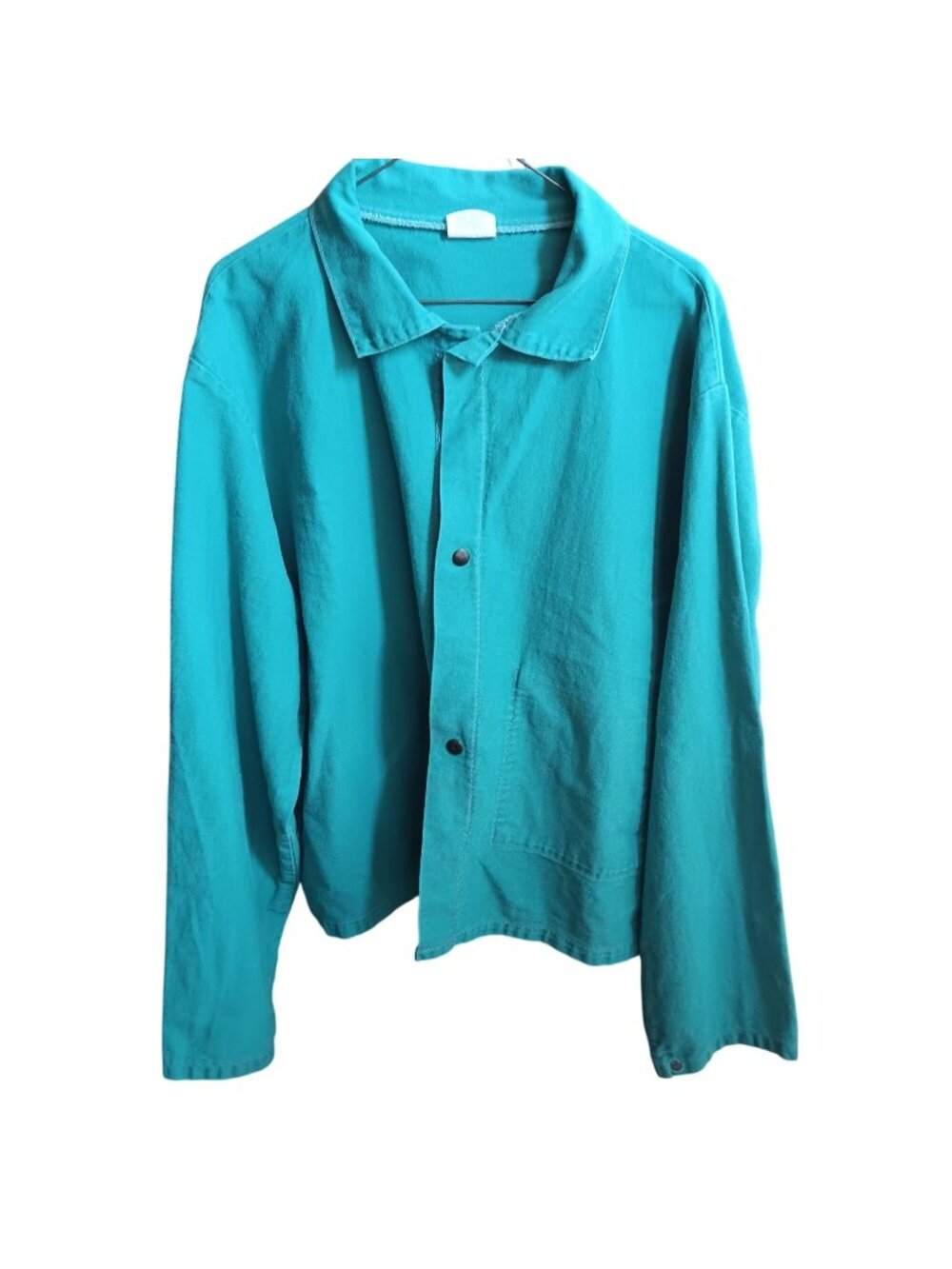 XL work Jacket Anchor Brand Sateen Green FR 100% Cotton USA Made